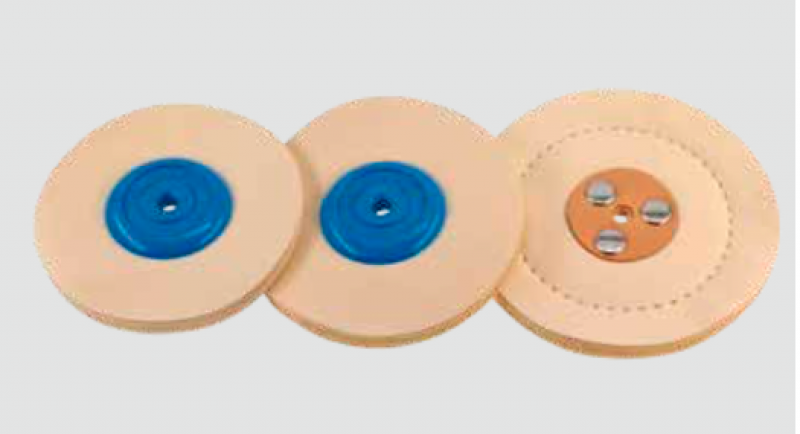 WILDLEDER-SCHWABBELN MIT KONISCHEM KUNSTSTOFF- (KK) ODER LEDERKERN (LK)